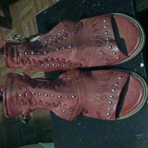 A.S.98 size 11 women brown leather